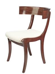 Must be purchased in increments of 2. Design Vocabulary Klismos Chair