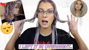 In fact, when it comes to how long to leave purple shampoo in, a few minutes will do. I Left Purple Shampoo In My Hair For An Hour Toning My Hair Youtube