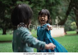 Upload, livestream, and create your own videos, all in hd. Little Girls Crying Sad And Angry Two Little Girls Fighting Canstock