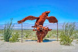 How the sculptures came to be. Galleta Meadows Art Sculptures In Borrego Springs California Inside The Anza Borrego Desert State Park Photograph By Kenneth Roberts
