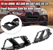 Front Bumper Side Vent Air Vent Grille Cover For 2021~2023 BMW G80 M3 G82  G83 M4 | eBay