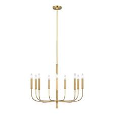 Modern Brass Chandeliers Lighting The Home Depot
