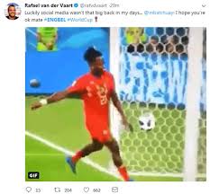 Watch as michy batshuayi smashes the ball off the post into his own face as he celebrates adnan januzaj's goal against england. Michy Batshuayi Kicks Ball Into His Own Face While Celebrating Belgium Goal Daily Mail Online