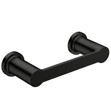 Pivoting paper holder is constructed of zinc. Moen Pivoting Toilet Paper Holder Rinza Zinc Matte Black Y1108bl Rona