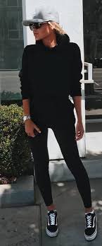 A black hoodie is one of the few unspoken wardrobe necessities for the modern man. Pin By Ashley Karpuch On My Style Black Hoodie Women Black Hoodie Hoodie Outfit Casual