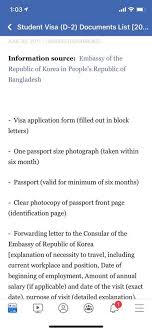 Instead, you will likely need to apply. Og Consultancy Students Visa D2 Documents List For South Facebook