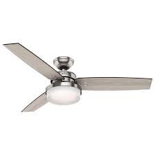 Average rating:0out of5stars, based on0reviews. Hunter Fan 52 Inch Contemporary Brushed Nickel Ceiling Fan W Light Kit Remote Ceiling Fans Lamps Lighting Ceiling Fans