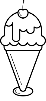 Because something magical happens when ice cream and sauce and fruit and crunchy stuff come together. Ice Cream Sundae Coloring Page Ice Cream Sundae Drawing Clipart Full Size Clipart 5553027 Pinclipart