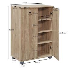 Holzkisten schuhablage für 12 paar schuhe als schuhständer schuhaufbewahrung aus holz maße 50x30x40cm (je kiste). Wohnling Design Schuhschrank Taja Modern Holz Sonoma 12 Paar Schuhe 4 90 99