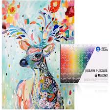 Popular new york city jigsaw puzzles. Puzzles For Adults 1000 Pieces Jigsaw Puzzle Toy Kid Large Puzzle Games Colorful Deer Puzzles Prime Artwork For Home Decoration Office Wall Decoration Painting Gifts Upgrade Shopee Singapore