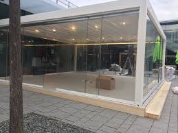 Intergastra2018 Messeaufbau Corradi Outdoor Living Space Maestro Faltmarkise Markiese Uberdachung Restauran Pergola Markise Terrassenuberdachung Terrassendach