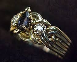 Take the first band on the same side which is 6 and rotate the band until the irregular shaped part is on the inside of the ring. Puzzle Rings By Norman Greene Home Facebook