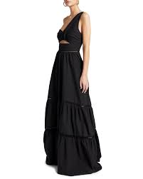 A L C Piper One Shoulder Maxi Dress Dresses Maxi Dress Cutout Dress