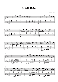 It Will Rain Bruno Mars