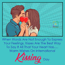 It's kiss your crush day on the 19th of october. Romantic Kissing Day Wishes Messages International Kissing Day