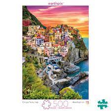 Jigsaw puzzles for adults 1. Amazon Com Buffalo Games Earthpix Cinque Terre Sunset 500 Piece Jigsaw Puzzle Multicolor 21 25 L X 15 W Toys Games