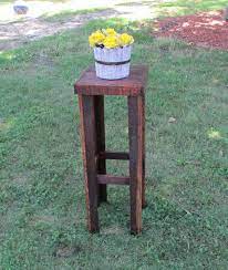 Rustic Plant Stand Rustic Table Solid Wood Plant Stand Tall Side Table Reclaimed Wood Plant Stand Rustic Rustic Plant Stand Wood Plant Stand Rustic Table