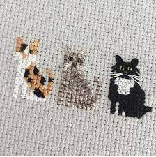 Free mini cat cross stitch patterns. Kitty S Cat Cross Stitches Black Cat Cross Stitch Cat Cross Stitch Charts