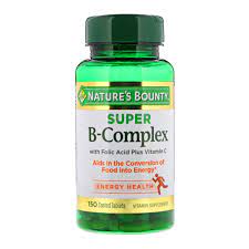 Containing all eight b vitamins, this product uses the active form of vitamin b12 (methylcobalamin), a win for consumers who may have slightly lower levels of vitamin b12. Buy Nature S Bounty Super B Complex Folic Acid Vitamin C 150 Coated Tablets Vitamin Supplement Online At Special Price In Pakistan Naheed Pk