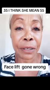 stitch with @Caribbeangossip who believe this woman lol say shes 35 ...