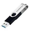 Amazon.com: SANKESU 128GB USB 3.0 Stick Memory Stick Rotate Metal ...
