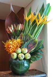 Kate Hill Flowers Gallery Tropical Floral Arrangements Tropical Flower Arrangements Fresh Flowers Arrangements