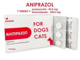 Aniprazole Praziquantel Fenbendazole Dewormer 12 Tablets Loopyvet
