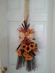 Cinnamon Scented Broom I Decorated For The Fall Fall Halloween Decor Fall Crafts Fall Wreaths
