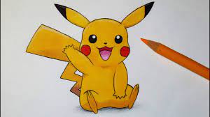 En tant que partenaire de sacha, héros du dessin animé tiré du jeu, il est le plus célèbre des pokémon et la mascotte officielle de la licence. Comment Dessiner Pikachu Tutoriel Youtube
