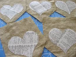 6 foot long heart burlap flag banner. Diy Valentine Burlap Banner Somewhere In The Middle