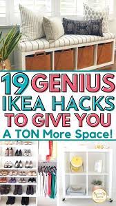 19 Brilliant Ikea Storage Hacks For Small Bedrooms Easy Diy Small Bedroom Storage Small Bedroom Organization Small Room Storage