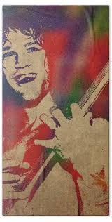 Eddie Van Halen Hand Towels for Sale