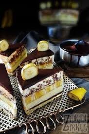 Schoko Bananentorte Mit Stracciatella Mousse Zungenzirkus Leckere Torten Kuchen Und Torten Bananentorte