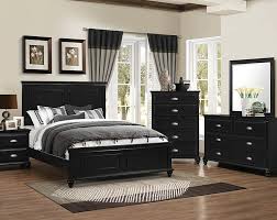 A small black nightstand is the perfect compromise between dense black pieces and put down the paint and use black furniture instead. Black Bedroom Furniture Decor Colors With Ideas Hollywood Canopy Bed Waterbed Modern White Oak Makeover Apppie Org