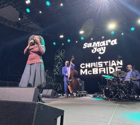 SummerStage 40: Verve Records 70th Anniversary Celebration- Samara Joy and  the Christian McBride Trio Six-time Grammy Award winning vocalist Samara Joy  accompanied by eleven time Grammy Award winning bassist and bandleader  Christian