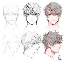 Hairstyles Drawing Male Google Search In 2021 Anime Boy Hair Drawing Male Hair How To Draw Hair