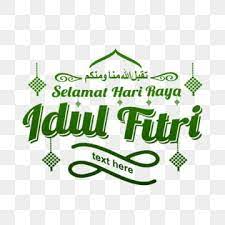 Download this typography selamat hari raya idul fitri islamic celebration in indonesian letters, idul fitri, eid, eid fitri transparent png. Green Typography Of Selamat Hari Raya Idul Fitri Idul Fitri Modern Islamic Png And Vector With Transparent Background For Free Download Selamat Hari Raya Typography Eid Card Designs