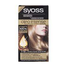 syoss color oleo intense 7 10 natuurlijk blond haarkleuring blonde haarkleur haarkleur zachter haar