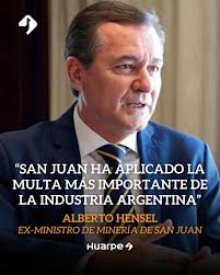 💬 “San Juan ha aplicado la multa más importante de la industria argentina”  — Alberto Hensel (Ex-Ministro de Minería de San Juan) 🌄 A 10 años del  derrame de Veladero, la herida