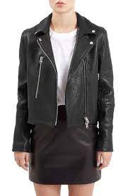 Topshop Boutique Leather Biker Jacket Nordstrom Topshop Boutique Leather Coat Jacket Black Leather Biker Jacket