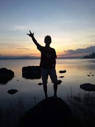 Check spelling or type a new query. Sunset Photography Man Siilhouette Lake To Light Water One Person Real People Sky Standing Pxfuel