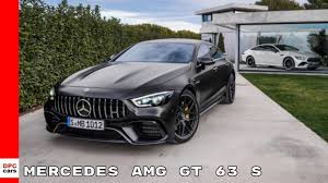 2019 Mercedes Amg Gt 63 S 4matic 4 Door Coupe Youtube