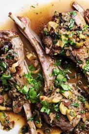 Sauteed Lamb Chops With Ramps Anchovy Capers And Olives Recipe Recipe Lamb Chops Olive Recipes Lamb Recipes