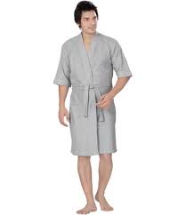 Sand Dune - Grey Gents Bathrobe Bedbathmore Dresses For Work How To Wear Bathrobe