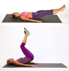Hip Raise With Leg Extension Hip Raises Abs Workout Body Weight Ab Workout