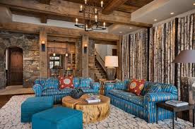 Birch living room modern chairs. 12 Ways To Use Actual Birch Trees In Your Home