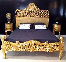 Baroque Gold Bed Wooden Bed Design Bed Design Wooden Bed