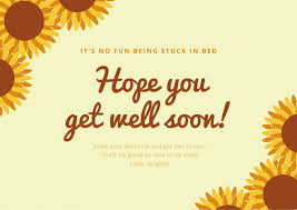 Get well soon cards printable. Free Printable Editable Get Well Soon Card Templates Canva