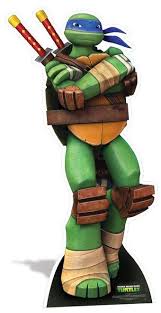 Leonardo Teenage Mutant Ninja Turtles Lifesize Cardboard Cutout Standee Standup Nickelodeon Series Leonardo Ninja Turtle Teenage Mutant Ninja Turtles Art Donatello Ninja Turtle
