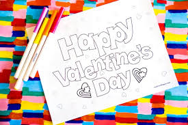 Hearts, flowers, cupid and more, these coloring pages, sheets and pictures will keep the kids happy for hours! Happy Valentines Day Coloring Sheets Made With Happy